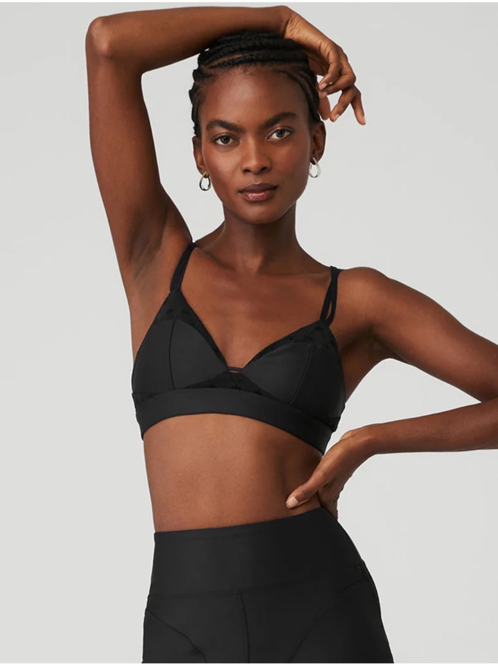 Alo Yoga Airlift Mesh Celeste Bra size XS in black